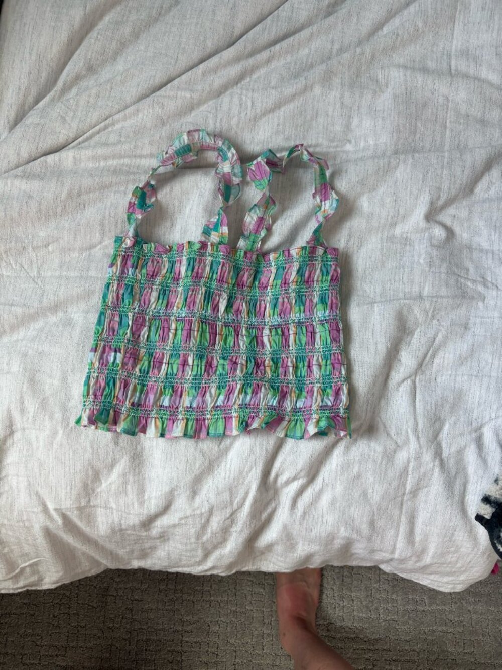 French Connection Plaid Tank Top